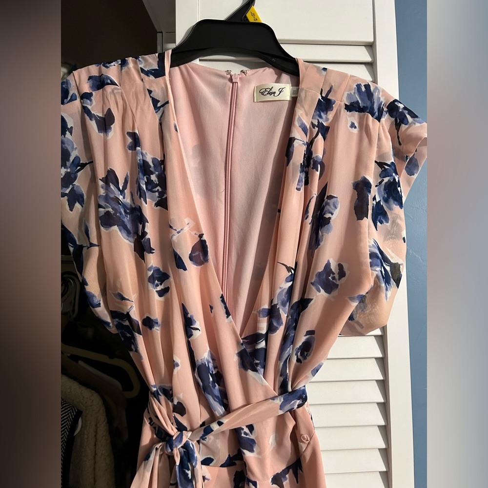 Eliza j chiffon ruffle dress